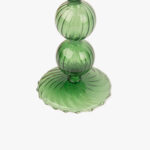 Bougeoir en verre vert COZY - Image 3