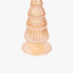 Bougeoir Verre Sapin Doré 20cm NEW BRIGHT – Image 3