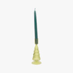 Bougeoir Verre Sapin Vert 20cm COZY – Image 2
