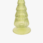 Bougeoir Verre Sapin Vert 20cm COZY – Image 4