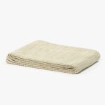 Couvre-lit pour Lit Chiné Beige et Naturel 250x270 SUKI