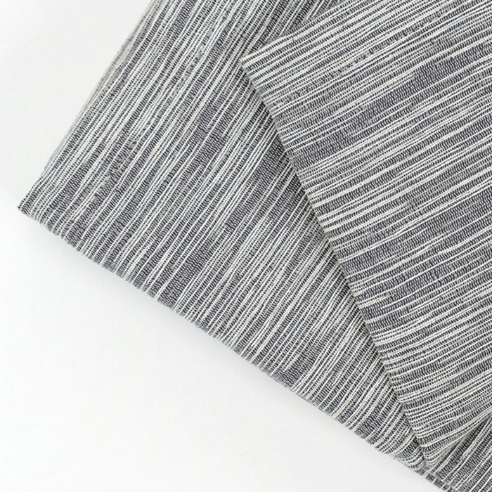 Couvre-lit pour lit chiné gris et naturel 250x270 SUKI - Image 2