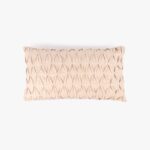 Housse de Coussin à Plis Beige GROU