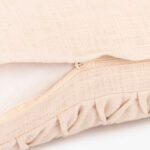 Housse de Coussin à Plis Beige GROU - Image 4