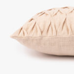 Housse de Coussin à Plis Beige GROU - Image 5