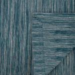 Couvre-lit pour Lit Chiné Turquoise et Naturel 250x270 SUKI – Image 3
