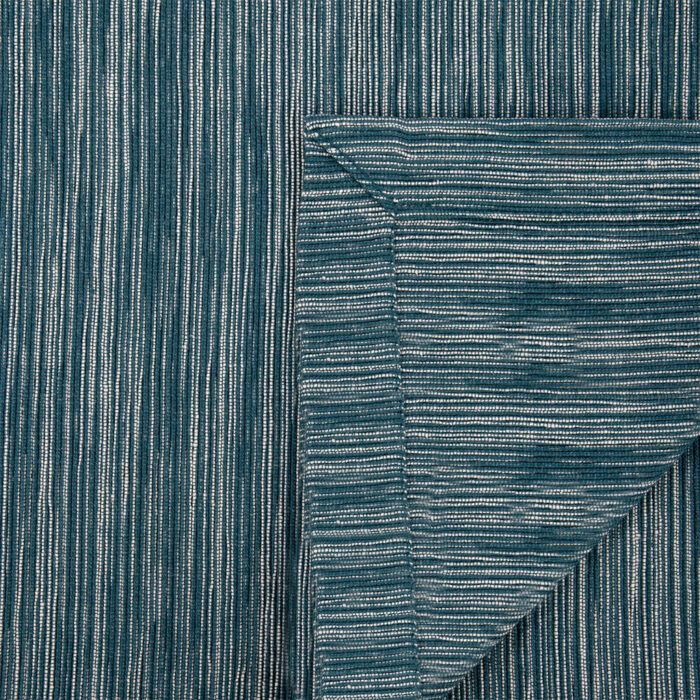 Couvre-lit pour Lit Chiné Turquoise et Naturel 250x270 SUKI – Image 3