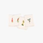 Ensemble de Serviettes en Coton Fleurs GARDEN MEMORIES