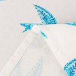 Nappe Carrée Blanche avec Oiseaux Bleus BLUE BIRD – Image 2