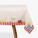 Nappe en Coton Carrée Légumes VEGGIE PARADE – Image 2