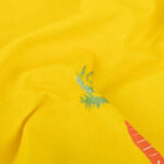 Ensemble 2 Serviettes Jaunes Carotte et Petit Pois VEGGIE PARADE – Image 3