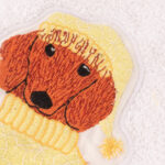 Serviette Turque Blanche Chien 70x140 DOG'S PARTY - Image 2