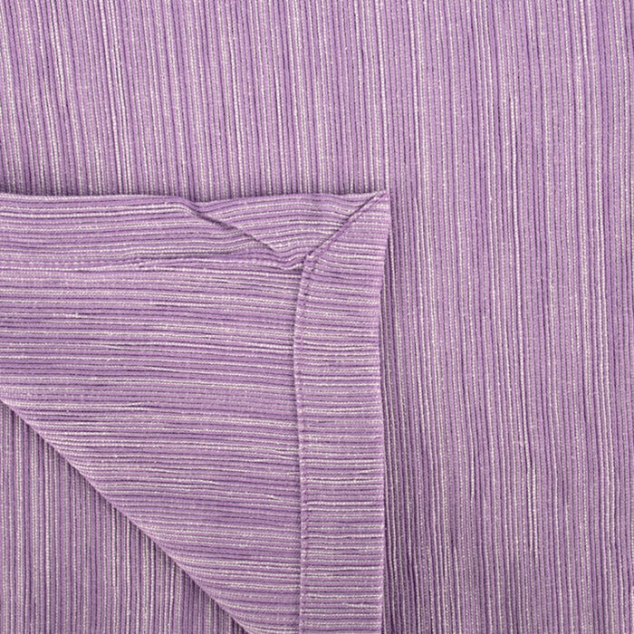 Couvre-lit pour Lit Chiné Violet et Blanc 180x250 SUKI – Image 3