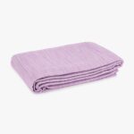 Couvre-lit pour Lit Chiné Violet et Blanc 250x270 SUKI