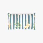 Housse de Coussin Réversible Beige avec Motif BACKYARD