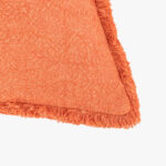 Housse de Coussin Stonewash à Franges Orange BACKYARD – Image 2