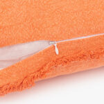 Housse de Coussin Stonewash à Franges Orange BACKYARD – Image 3