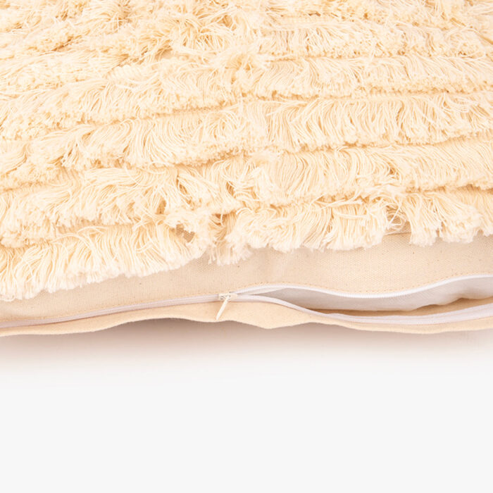 Housse de Coussin Franges Naturel COMPORTA – Image 3