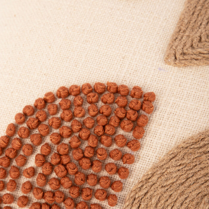 Housse de Coussin Cercles Brodée COMPORTA – Image 4