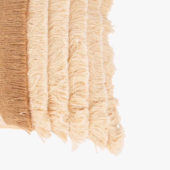 Housse de Coussin Franges Naturel COMPORTA – Image 2