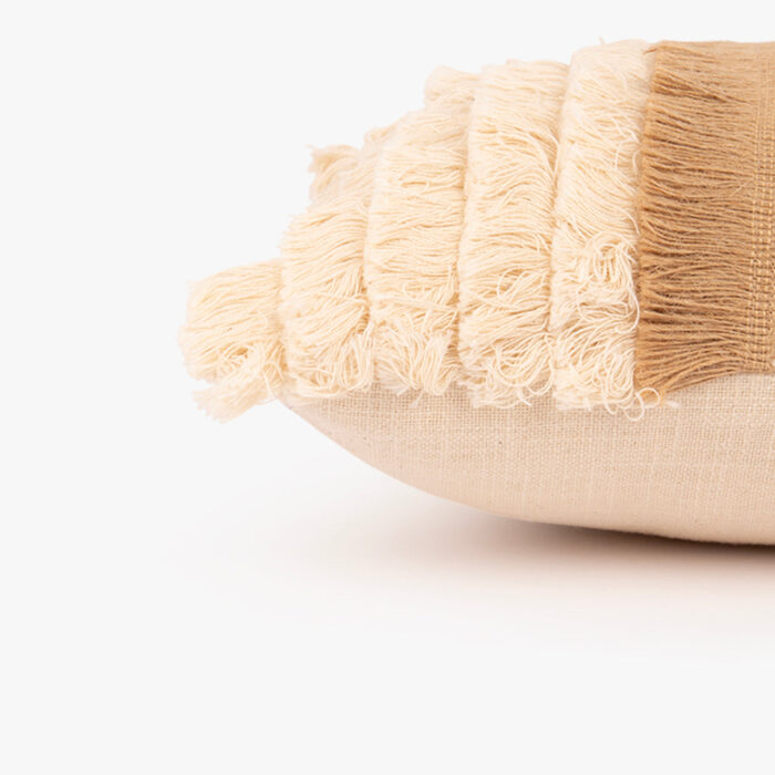 Housse de Coussin Franges Naturel COMPORTA – Image 4