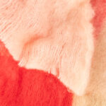 Plaid en Acrylique à Franges Rouge et Beige WOODLAND - Image 2