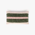 Almofada com Riscas Verde e Vermelha COZY