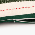 Almofada com Riscas Verde e Vermelha COZY - Image 3