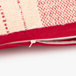 Housse de Coussin Rayures Rouges et Blanc COZY - Image 3