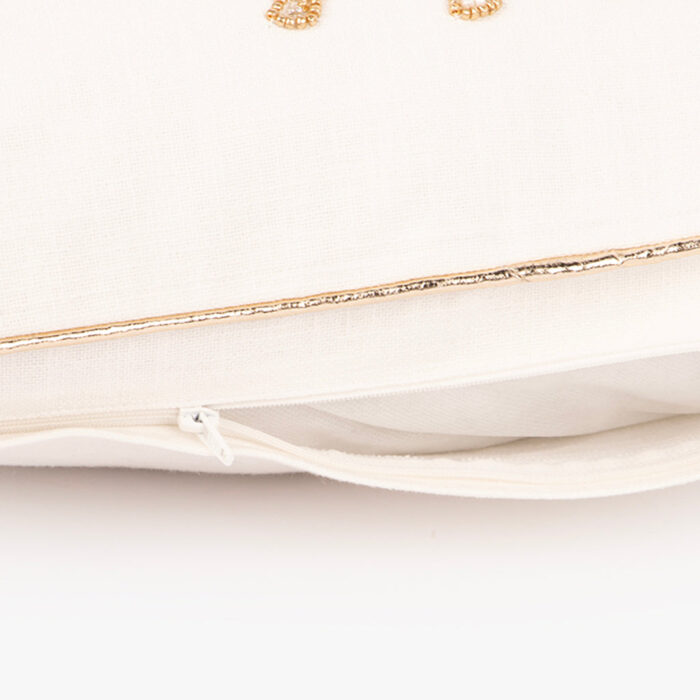Housse de Coussin Cerf avec Perles NEW BRIGHT – Image 4