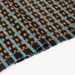 Set de table en Bambou Bleu et Noir LUGO – Image 2