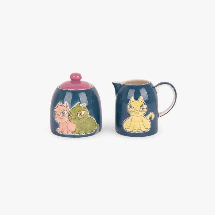 Sucrier et Pot à Lait Chatons PEACE – Image 1