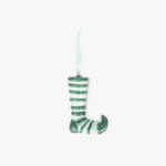 Botte d'Elfe Vert 10x5x14,1 cm RETRO CHRISTMAS