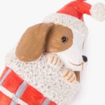 Ornement chien chaussette rouge 12cm COZY – Image 3