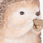 Décoration hérisson beige 9 cm COZY – Image 2