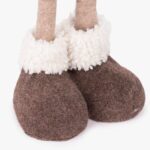 Gnome avec couronne beige 87cm NEW BRIGHT – Image 5