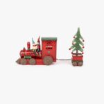 Train avec arbre LED 23x15cm NEW BRIGHT