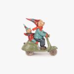 Ours en scooter 18x18cm NEW BRIGHT