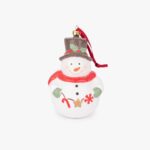 Décoration bonhomme de neige 14 cm KITSCH