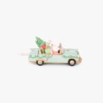 Ornement voiture bleue 7cm KITSCH