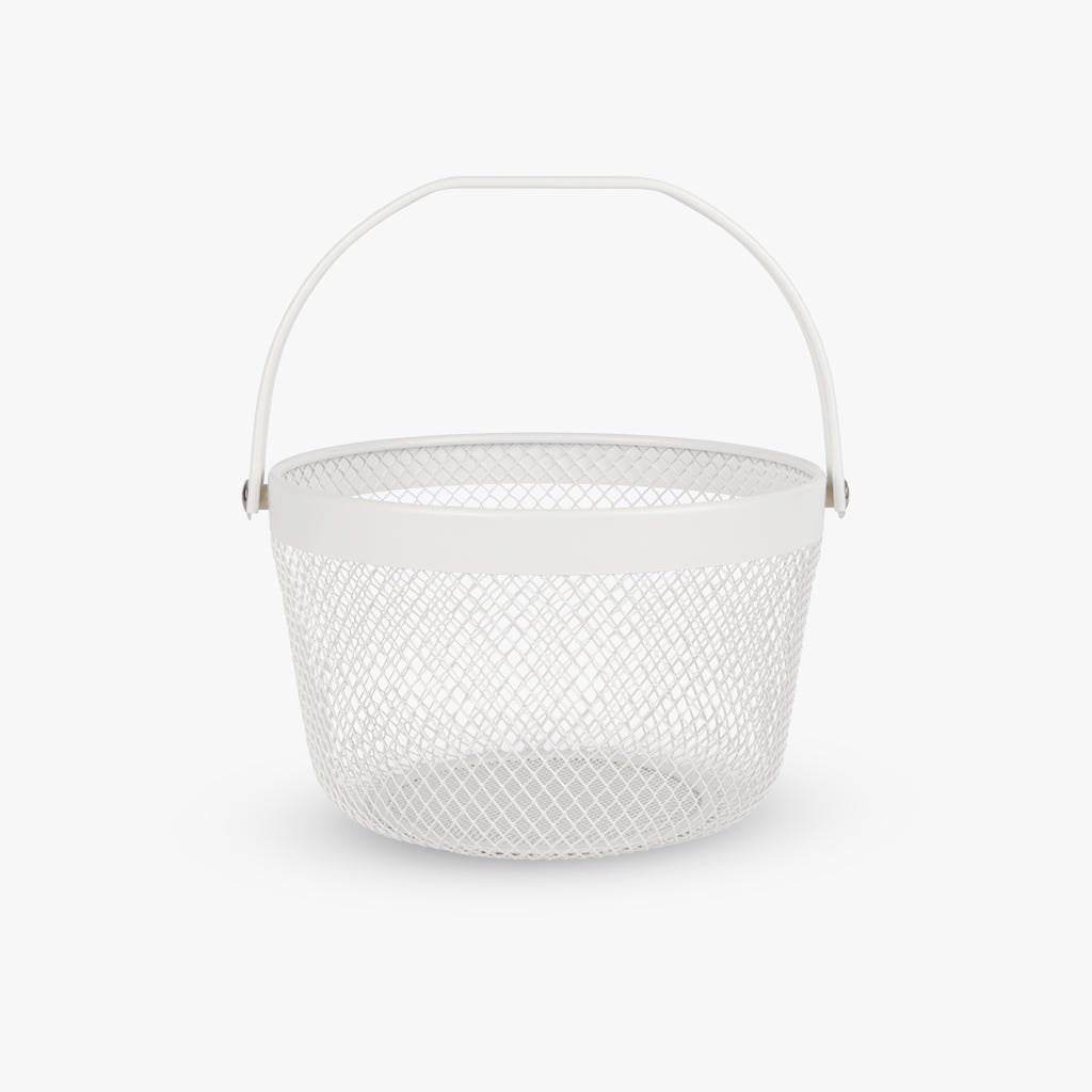 34787262_1_1.jpg Panier en Métal Blanc ALL WHITE – Image 1