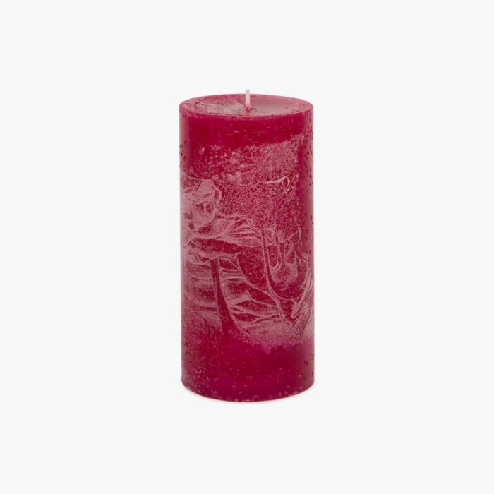 Bougie Rose 7x15 RUSTIK – Image 2