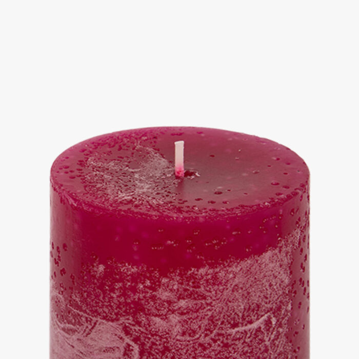Bougie Rose 7x15 RUSTIK – Image 3