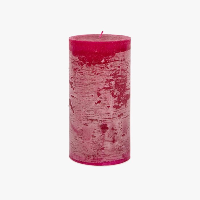 Bougie Rose 9x20 RUSTIK – Image 2