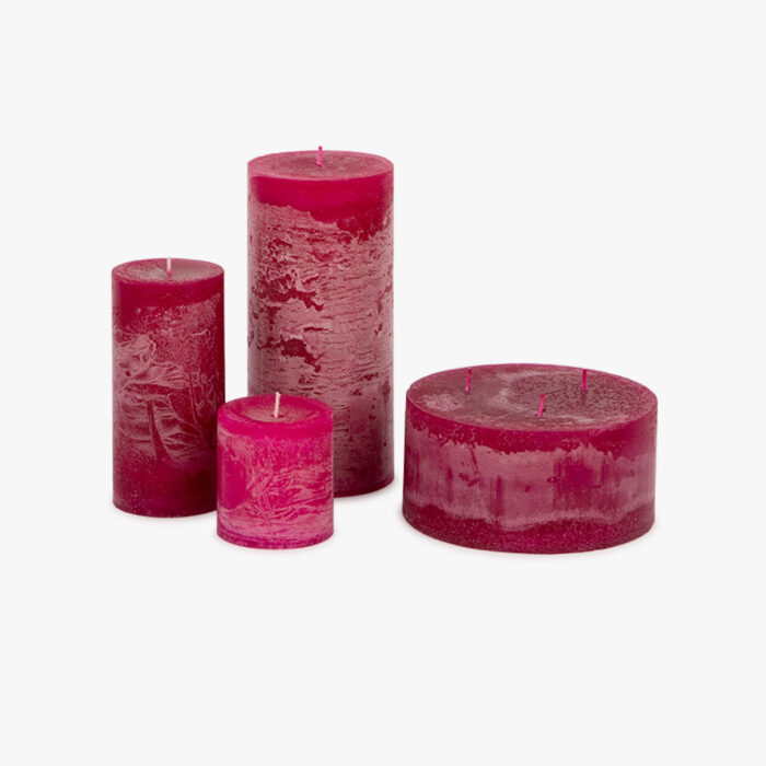 Bougie Rose 9x20 RUSTIK – Image 5