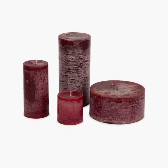 Bougie Rouge 15x7,5 RUSTIK – Image 4