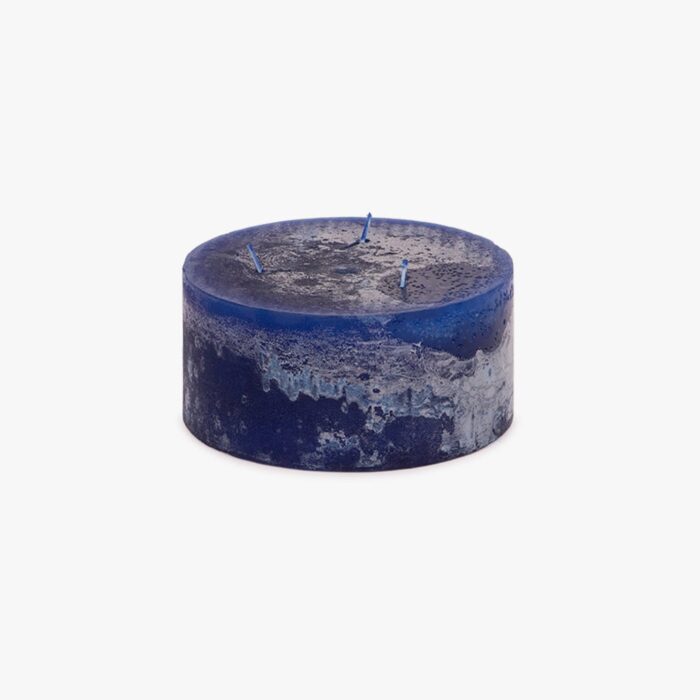 Bougie Bleue 15x7,5 RUSTIK – Image 1