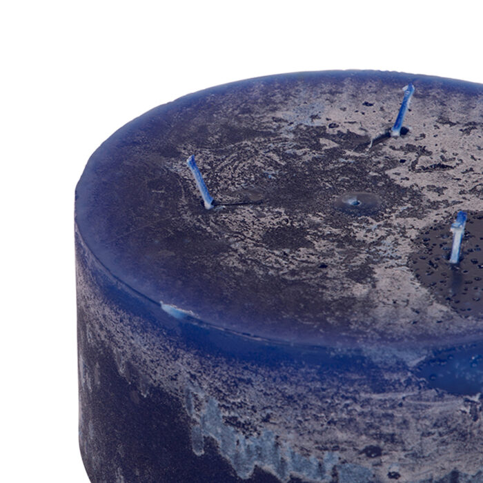 Bougie Bleue 15x7,5 RUSTIK – Image 3