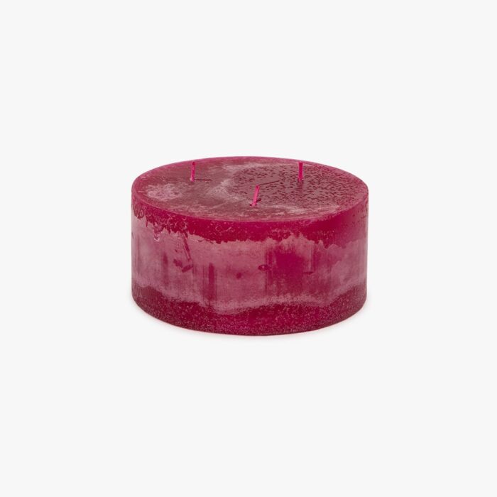 Bougie Rose 15x7,5 RUSTIK – Image 1