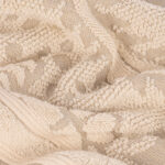 Serviette de Toilette Visage Coton et Lin Beige et Naturel MUCHA – Image 2